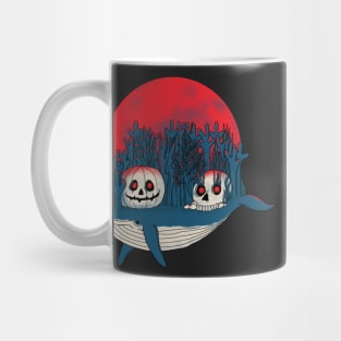 Horror Whale Island Mug